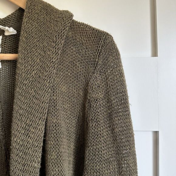 Anthropologie Scalloped Hem Open Front Cardigan Sz S Fairy Whimsygoth Boho - Picture 7 of 15